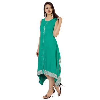 Women's Designer Kantha Work On Front Side Kurta 3