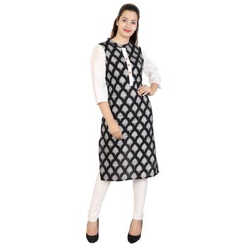 Women's Designer Printed with Embroidered Kurta 1