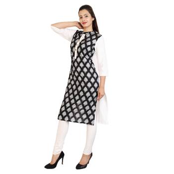 Women's Designer Printed with Embroidered Kurta 3