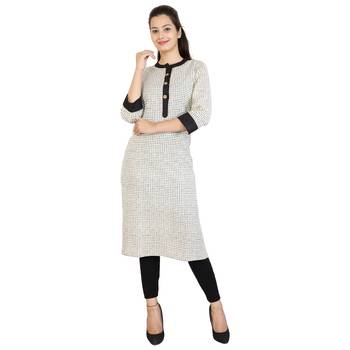 Women's Designer Floral Print Kurta 1