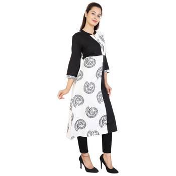 Women's Designer Floral Print Kurta 2