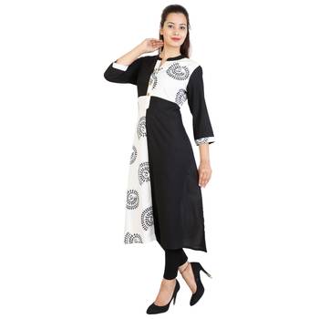 Women's Designer Floral Print Kurta 3