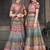 Light-pink digital print silk semi stitched lehenga