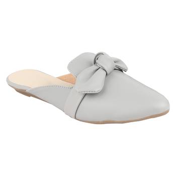 Do Bhai Grey  Mules For Women 2