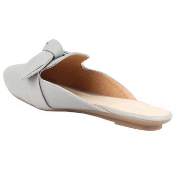 Do Bhai Grey  Mules For Women 3