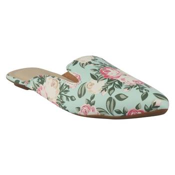 Do Bhai Green  Mules  For Women 2