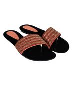 Do Bhai red Flat Sandal For Women