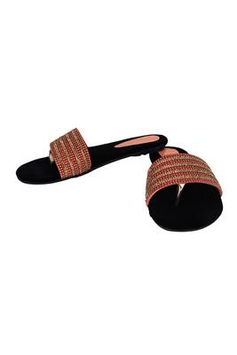 Do Bhai red Flat Sandal For Women 4