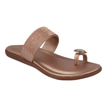 Do Bhai brown Flat Sandal For Women 2