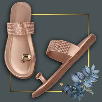 Do Bhai brown Flat Sandal For Women 4