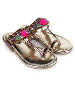 Do Bhai brown Flat Sandal For Women