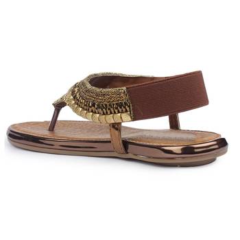 Do Bhai brown Flat Sandal For Women 3