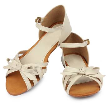 Do Bhai cream Flat Sandal For Women 4
