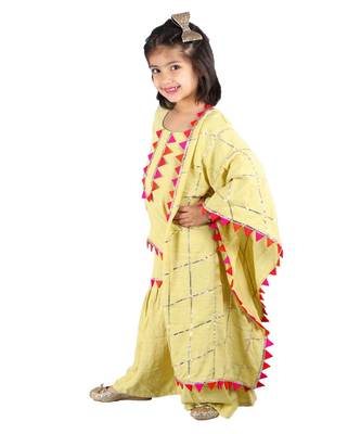 Sharara Set with Gota Zal Dupatta 3