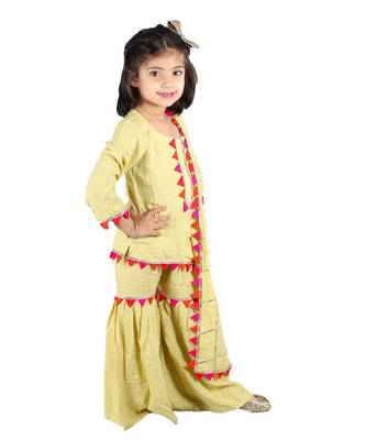 Sharara Set with Gota Zal Dupatta 4