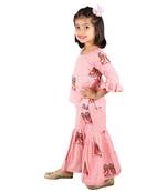 Owl print Sharara Set