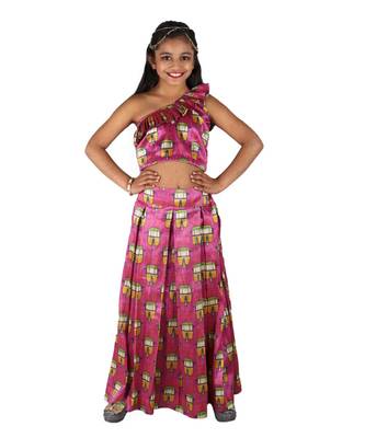 Auto Rickshaw Print Lehnga 1