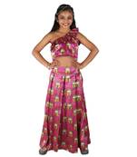 Auto Rickshaw Print Lehnga