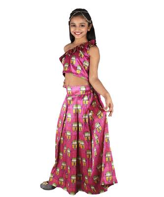 Auto Rickshaw Print Lehnga 2