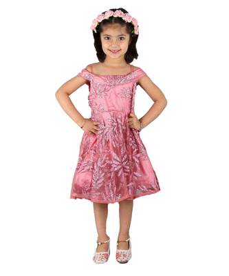 Pink Net Frock 2