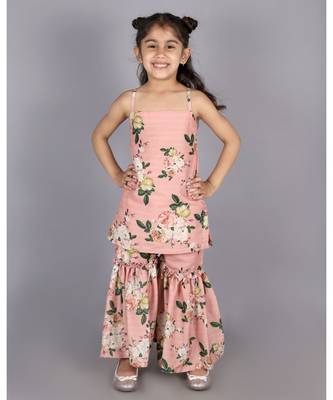 Pink Net Frock 4
