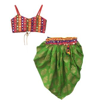 marron orange Girls's indowestern dhoti suit,salwar suit sets 2