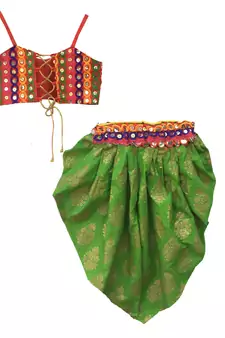 marron orange Girls's indowestern dhoti suit,salwar suit sets