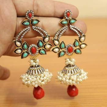 Multicolor Pearl Earrings 1