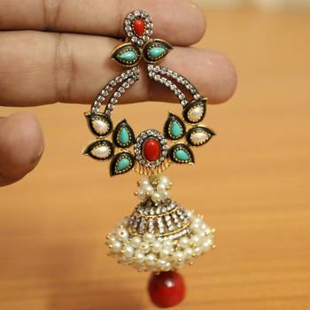 Multicolor Pearl Earrings 2
