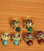 Multicolor Onyx Hoops