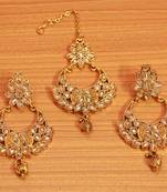 White Zircon       Chandbali