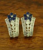 Blue Sapphire       Studs