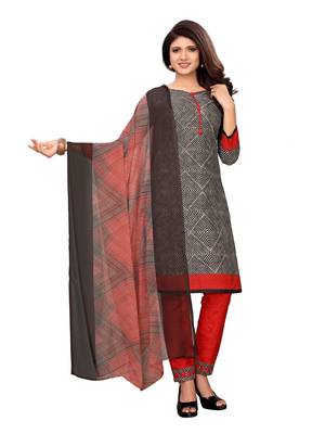 Black Printed Polycotton Salwar 1