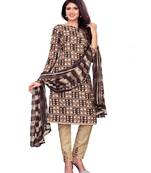 Grey Printed Polycotton Salwar