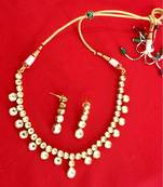 Meenakari Kundan Gold Plated Necklace Earring Set