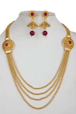 Maroon Necklaces 1