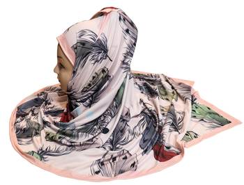 Justkartit Women'S Outdoor Wear Jersey Stretchable Material Headscarf Hijab Dupatta 4