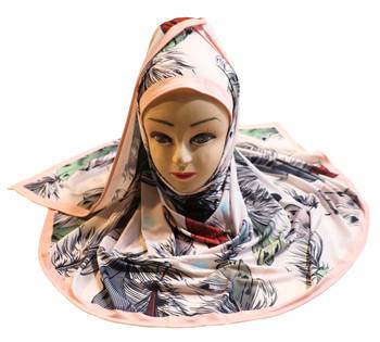 Justkartit Women'S Outdoor Wear Jersey Stretchable Material Headscarf Hijab Dupatta 5
