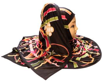 Justkartit Women'S Party Wear Designer Jersey Stretchable Material Hijab Scarf Dupatta 1