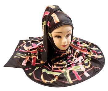 Justkartit Women'S Party Wear Designer Jersey Stretchable Material Hijab Scarf Dupatta 3