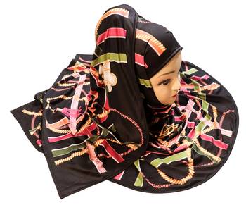 Justkartit Women'S Party Wear Designer Jersey Stretchable Material Hijab Scarf Dupatta 5