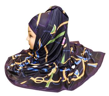 Justkartit Women'S Occasion Wear Jersey Stretchable Material Digital Printed Hijab Scarf Dupatta 3