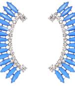 Blue Princess Cuff Earrings