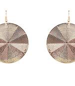 Golden Disc Earring