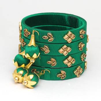 Green Bangles And Bracelets 1