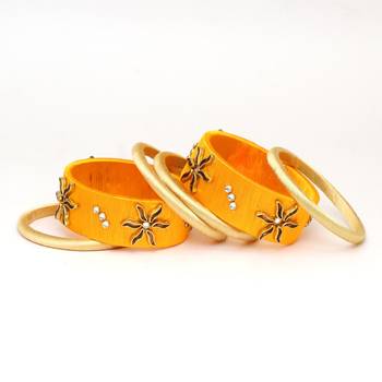 Yellow Bangles And Bracelets 2