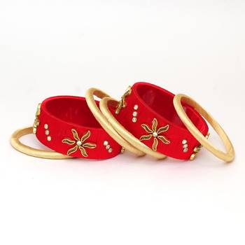 Maroon Bangles And Bracelets 2