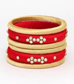 Maroon Bangles And Bracelets