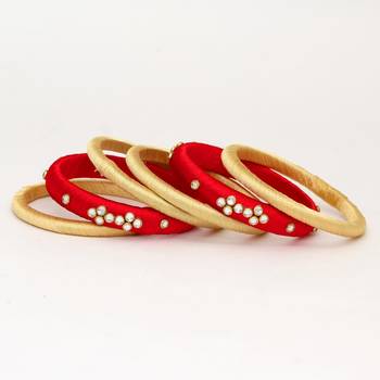 Maroon Bangles And Bracelets 2
