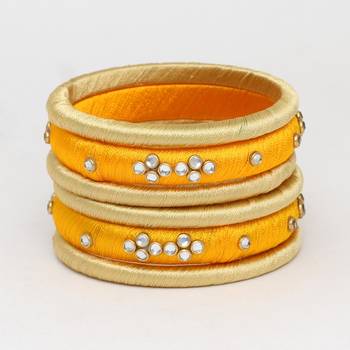 Yellow Bangles And Bracelets 1